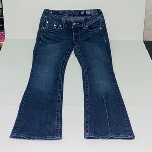 Miss Me Women's Easy Boot Size 28 Denim Blue Jeans